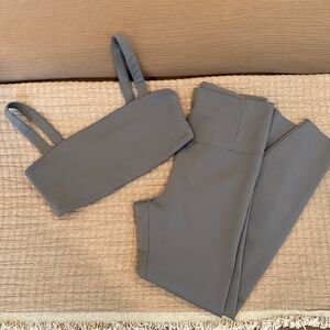 Vuori Evolve leggings & top SET, Smoke, M